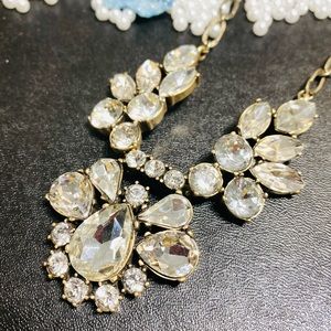 J.crew rhinestone 9” necklace119#